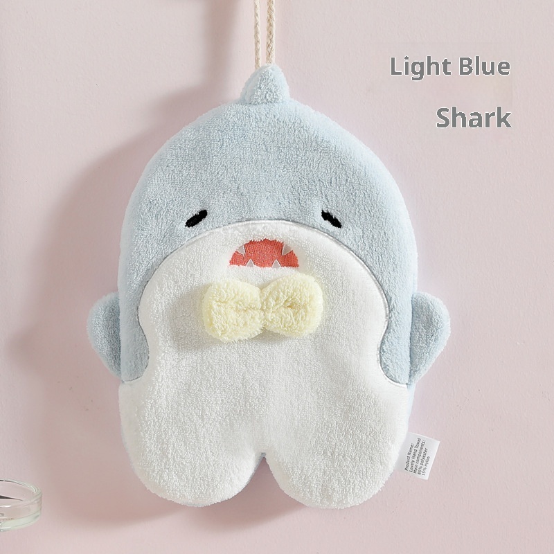 Lillian Hängendes, saugfähiges Handreinigungstuch mit niedlichem Cartoon-Motiv für Kinder, schnelltrocknendes Handtuch für Bad und Küche, Geschenkidee_voghion.com