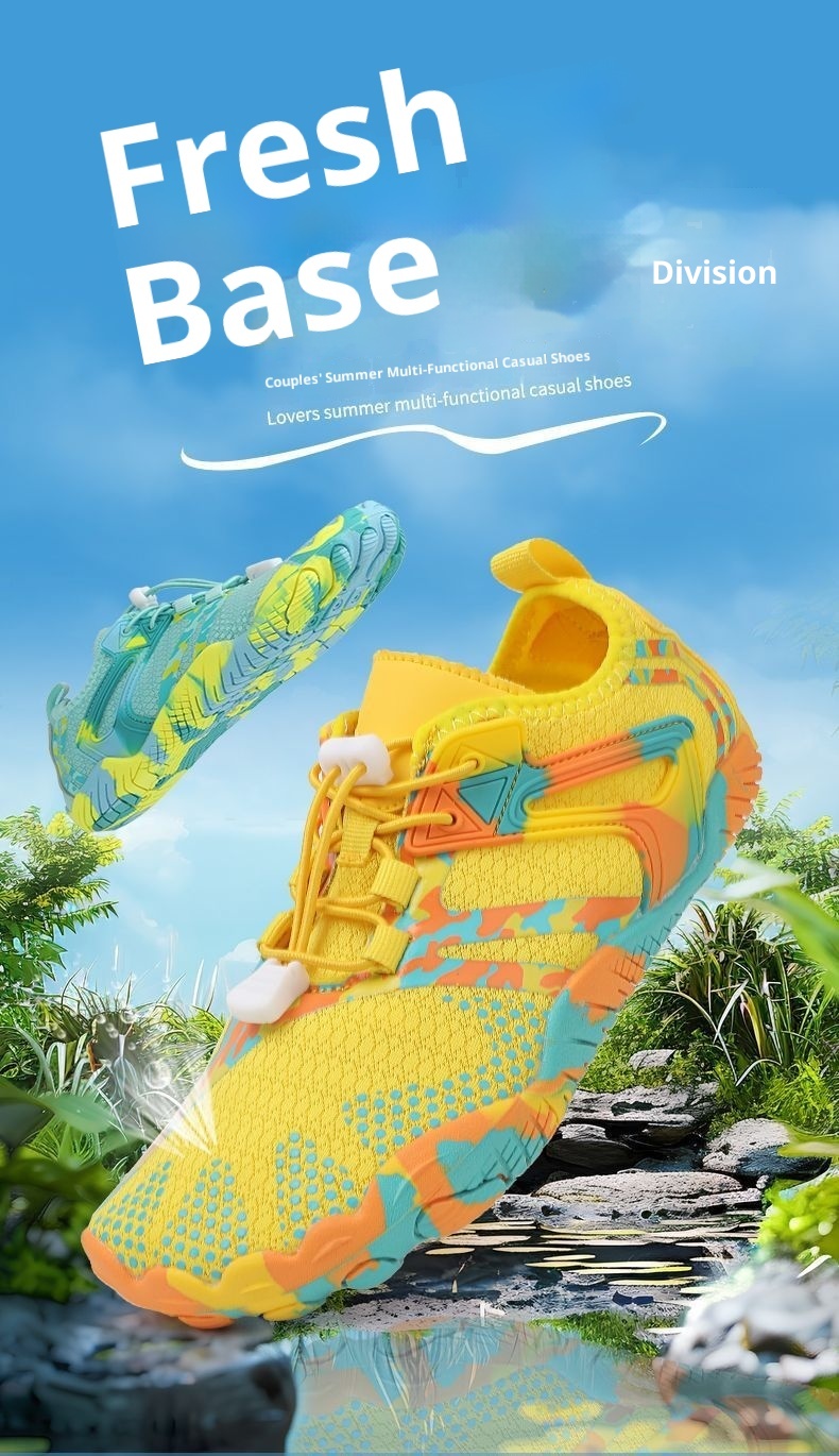 Quick-Dry Sandproof Men And Women, Kids, Park Swimming Couple Outdoor Beach Shoes, Water Shoes For Beachcombing_voghion.com