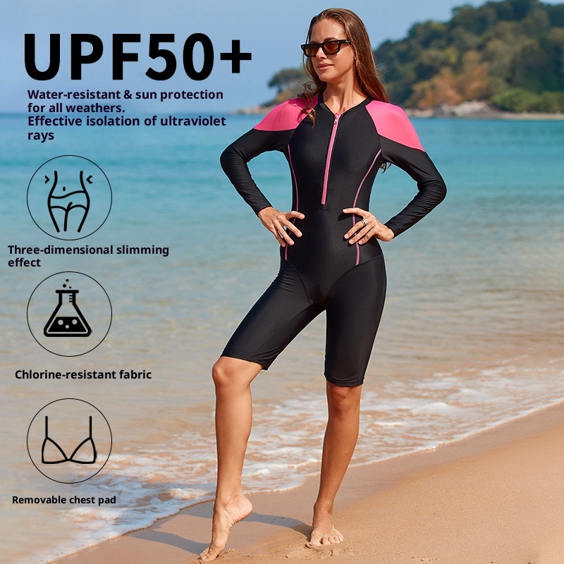 GraceChic GraceChic En stock Nouveau Maillot de bain une pièce européen et américain, vente directe transfrontalière, cache-maillot haut de gamme, amincissant, grandes tailles_voghion.com