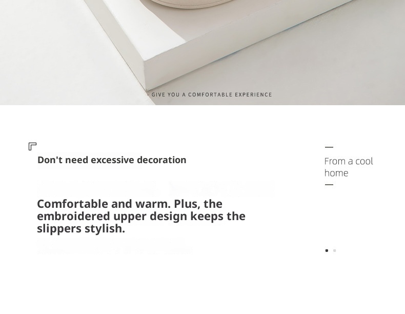 Zees Katoen met loopcomfort, dikke zool voor herfst en winter, dagelijks gebruik binnenshuis, antislip, warm, fleece voor thuisgebruik_voghion.com