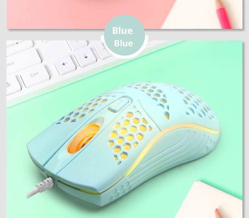 Techglobe KDW 001 Wired For Office Gaming Laptop USB Large Business Home Computer Mouse_voghion.com