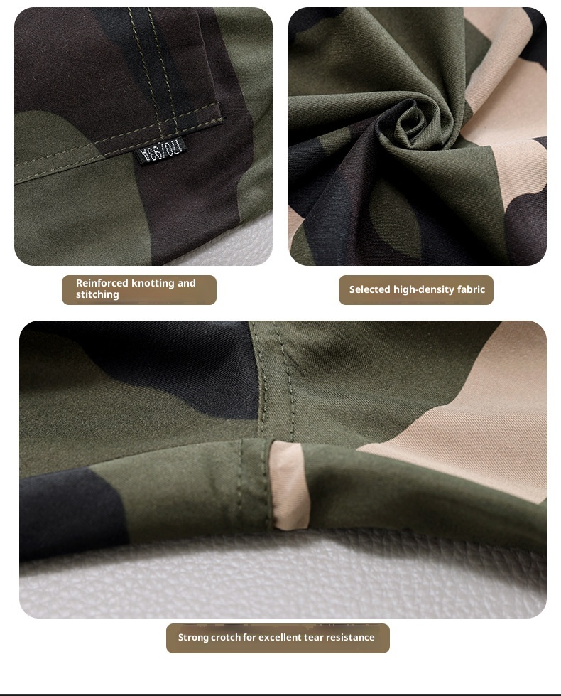 Pantaloni lunghi mimetici casual da uomo skinny, elastici, alla moda, multitasche, cargo, per esterni_voghion.com