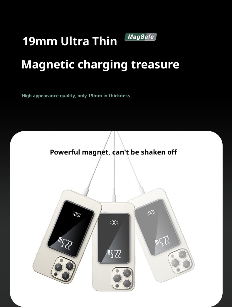 TechGlobe 22.5W Bank 20000mAh 10000 Mobile Power Fast Charging Digital Display Portable Wireless_voghion.com