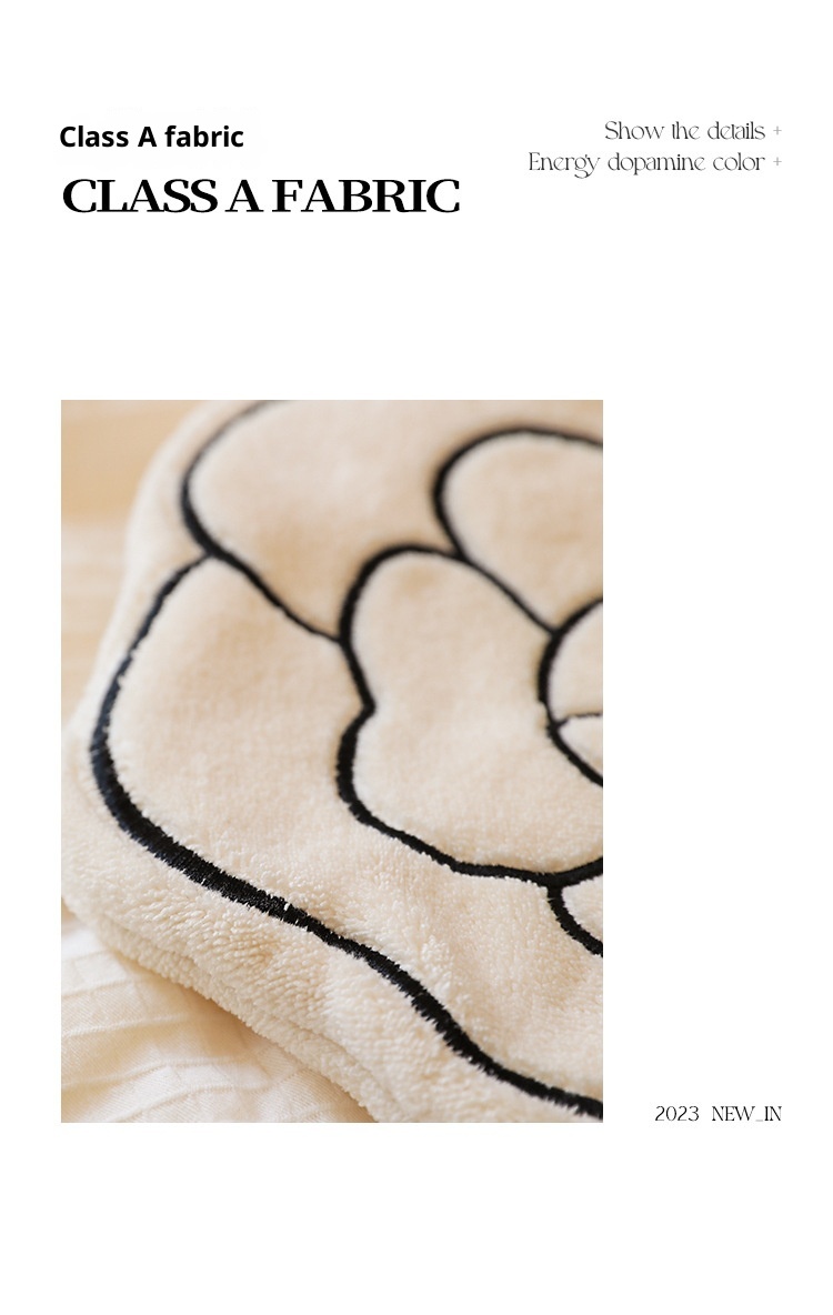 Lillian Original New Modern Simple Kitchen Bathroom White Absorbent Easy-to-Clean Soft Hangable Household Hand Towel_voghion.com