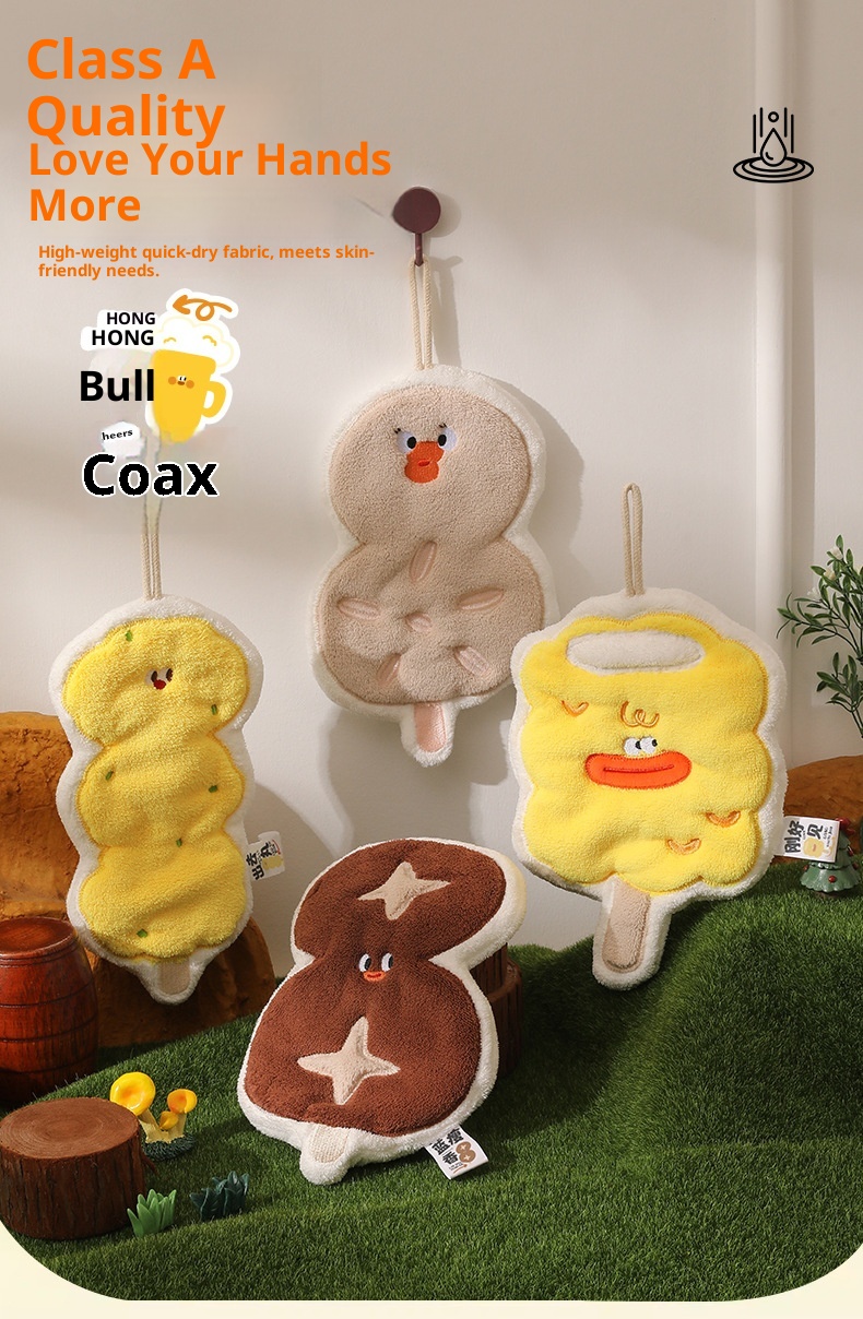 Lillian Large Stall Extended Series Hand Hanging Absorbent Kitchen Bathroom Dual-use Square Towels Wholesale Cross-border_voghion.com