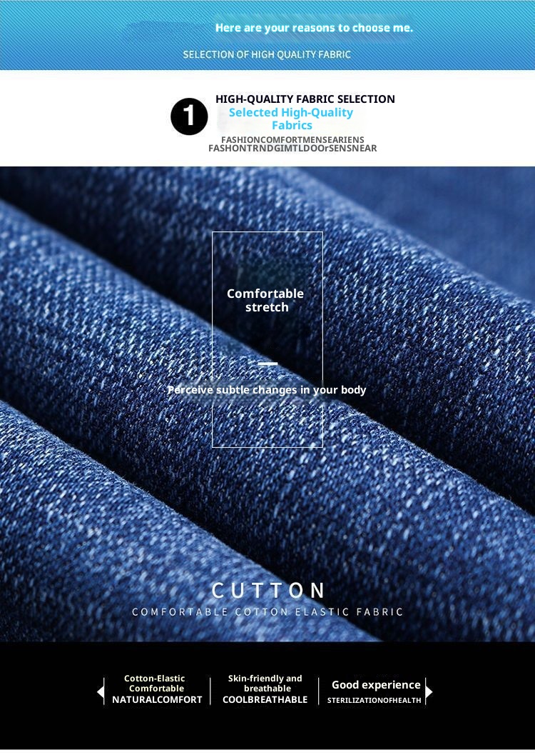 Jeans fins d'été pour garçon, fabricant en gros, vêtements de travail, taille haute, coupe droite, décontractés, longs, résistants et anti-salissures._voghion.com