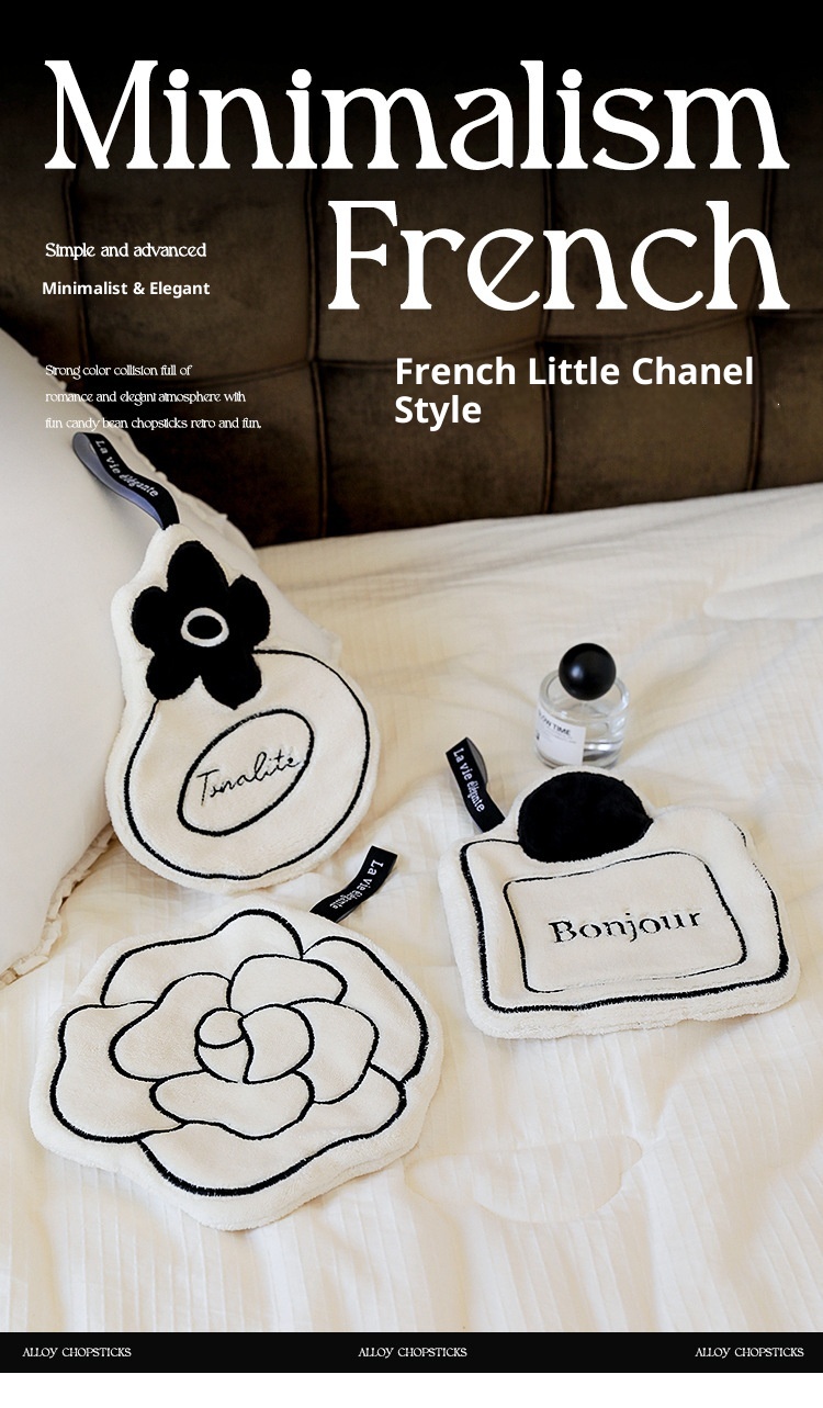 Lillian Original New Modern Simple Kitchen Bathroom White Absorbent Easy-to-Clean Soft Hangable Household Hand Towel_voghion.com