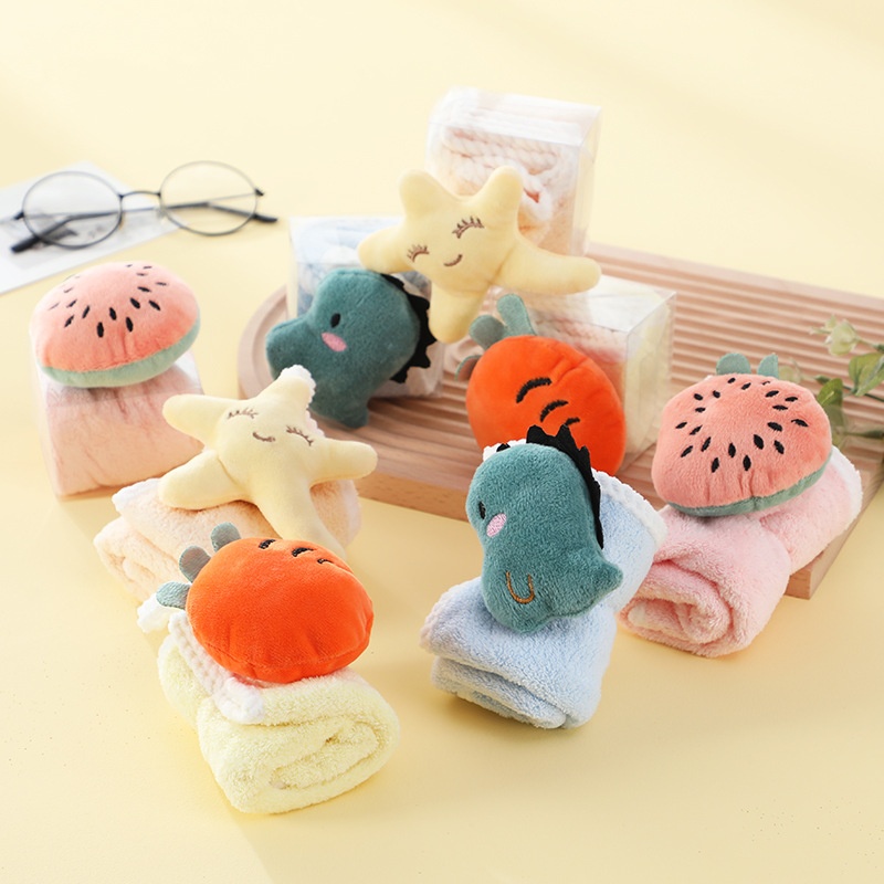 Lillian Kore Versiyonu Karikatür Yeni Mutfak Askılı El Havlusu Hızlı Kuruyan Bez Çocuklar Kalınlaştırılmış Mercan Polar Emici_voghion.com