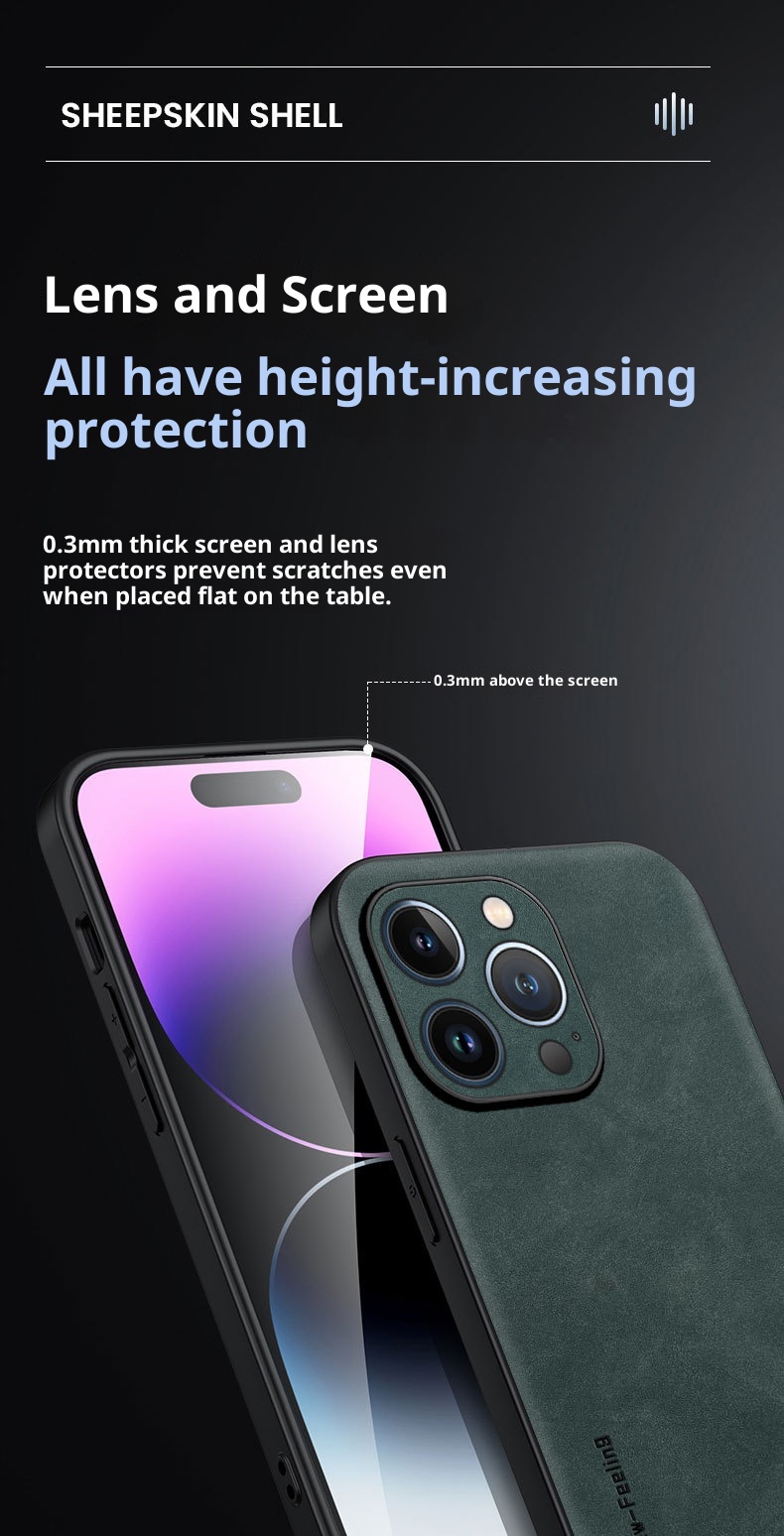 TechGlobe 14 Max Handyhülle, 13 Herren-Handyhülle aus Schafsleder mit Rundumschutz und Fallschutz, 12 Sense Business Handyhülle, 15 Pro Handyhülle für Damen_voghion.com