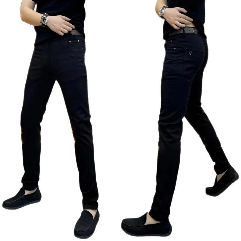 boy 853 Jeans skinny da uomo con cintura slim fit, versatili, alla moda e alla moda_voghion.com
