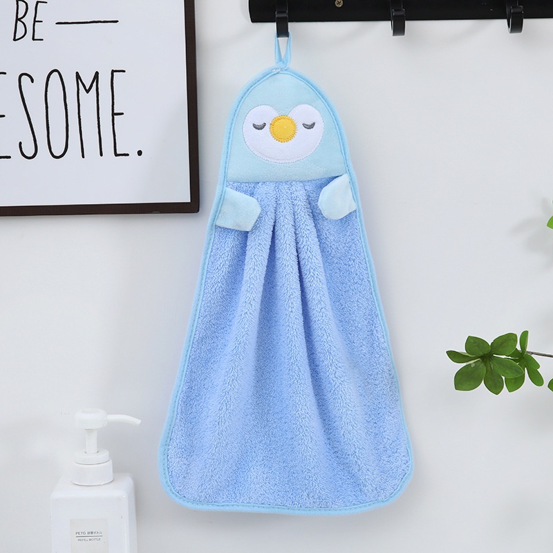 Lillian Trendy Hanging Cute Washing For Children Bathroom Hand Towel Kitchen Wiping Cloth_voghion.com