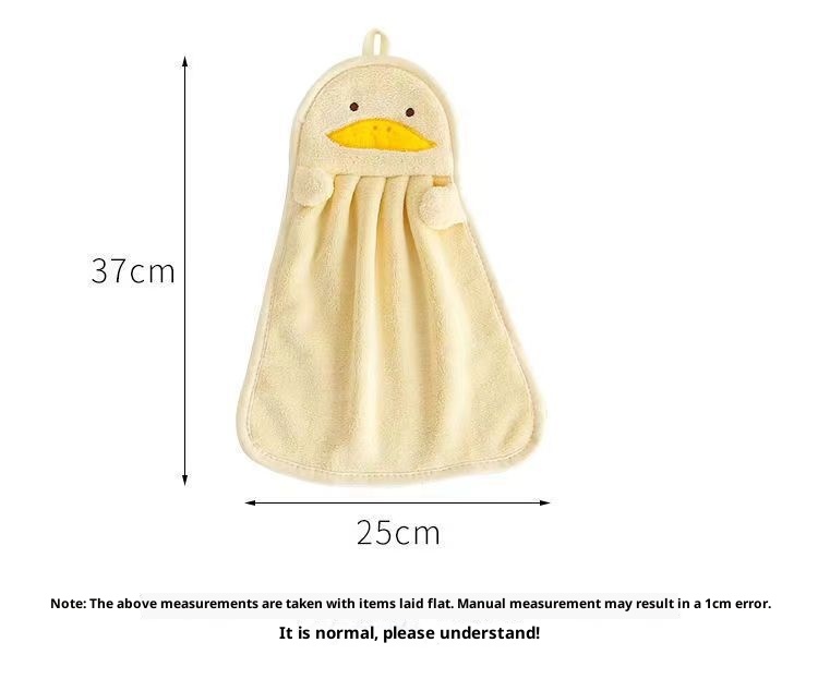 Lillian Trendy Hanging Cute Washing For Children Bathroom Hand Towel Kitchen Wiping Cloth_voghion.com