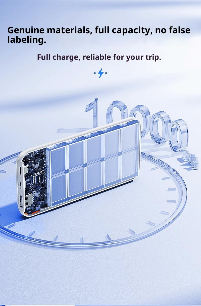 Techglobe Remax Alimentatore portatile leggero da 10000 mAh per telefoni, trasportabile in aereo, regalo all'ingrosso 3C_voghion.com