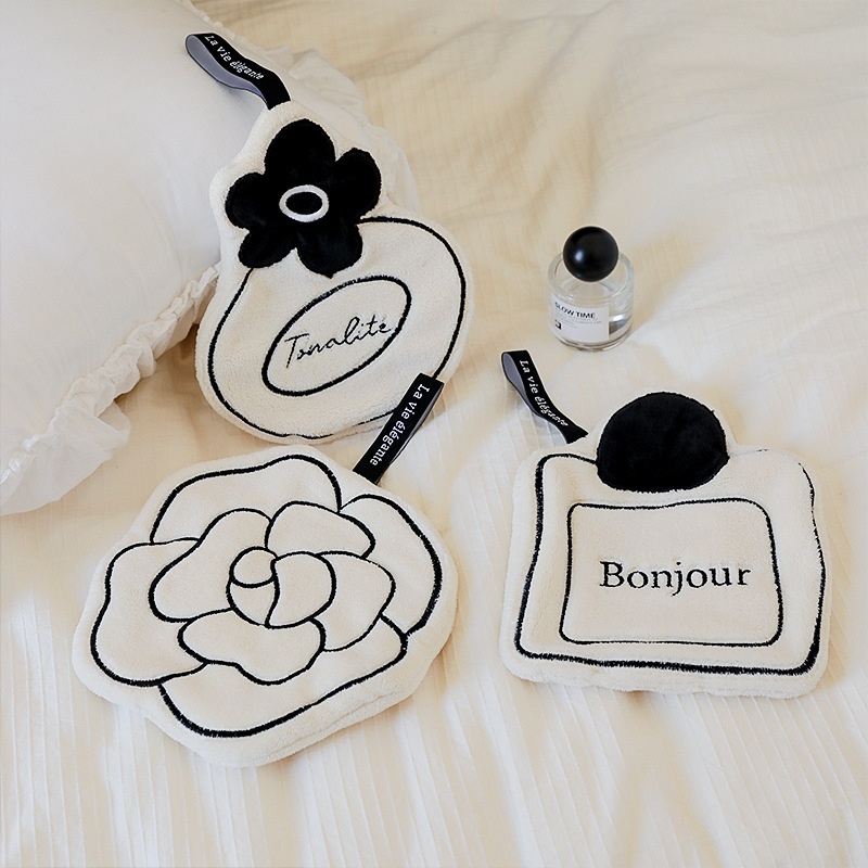 Lillian Original New Modern Simple Kitchen Bathroom White Absorbent Easy-to-Clean Soft Hangable Household Hand Towel_voghion.com