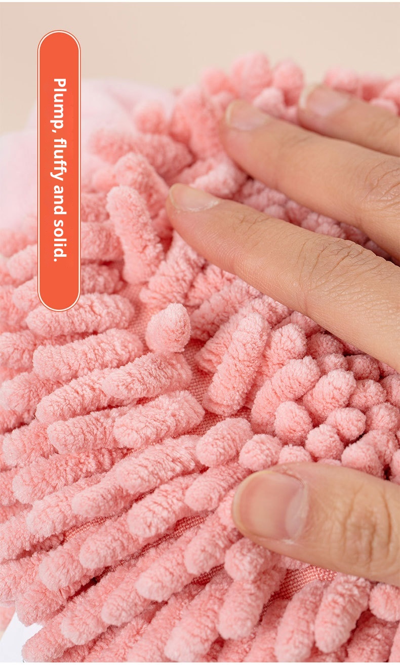 Lillian Chenille Animal Towel Ball, Kangle House Cartoon Hangable, Cute Hanging Hand Towel, Wholesale_voghion.com