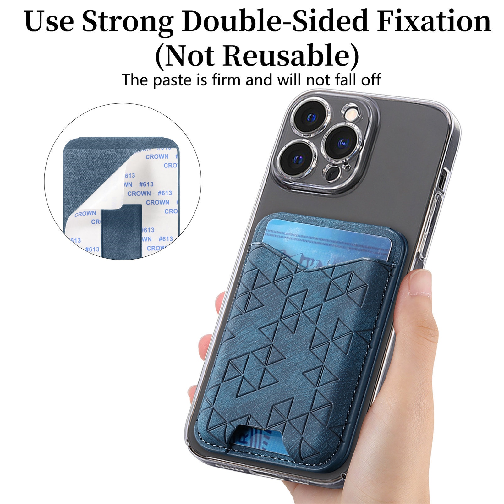 TechGlobe Cross-Border New A-Line Stand Multi-Functional Phone Holder Storage Insert Coin Clip Adhesive Sticker Card Case_voghion.com