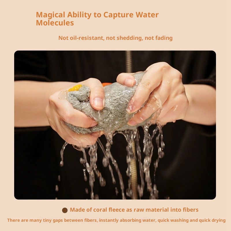 Lillian Cartoon Big White Goose Bathroom Handkerchief Internet Celebrity Coral Fleece Hanging Cute Hand Washing Towel_voghion.com