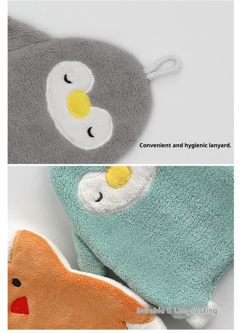 Lillian Sanli Cartoon Kitchen Hanging Hand Towel *1_voghion.com