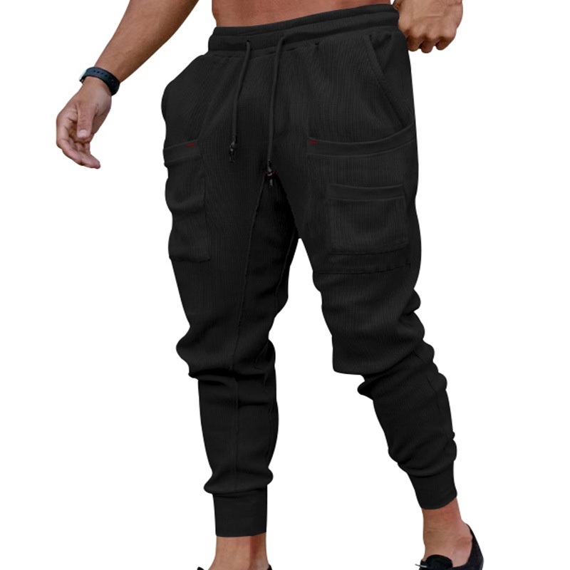 boy 2025 Cross-Border Autumn Sports Sweatpants Loose Joggers Multi-Pocket Men's Casual Long Pants_voghion.com