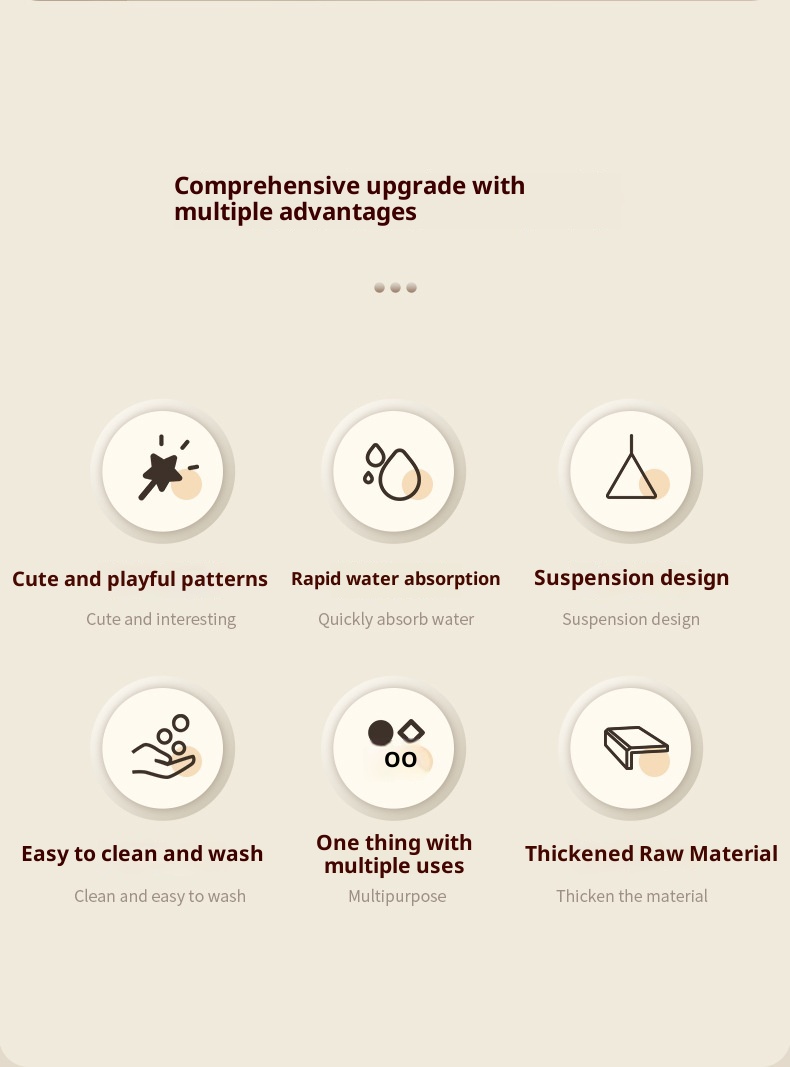 Lillian Absorbent Cute Cat Bathroom Kitchen Hanging Non-Shedding Coral Fleece Small Hand Towel_voghion.com