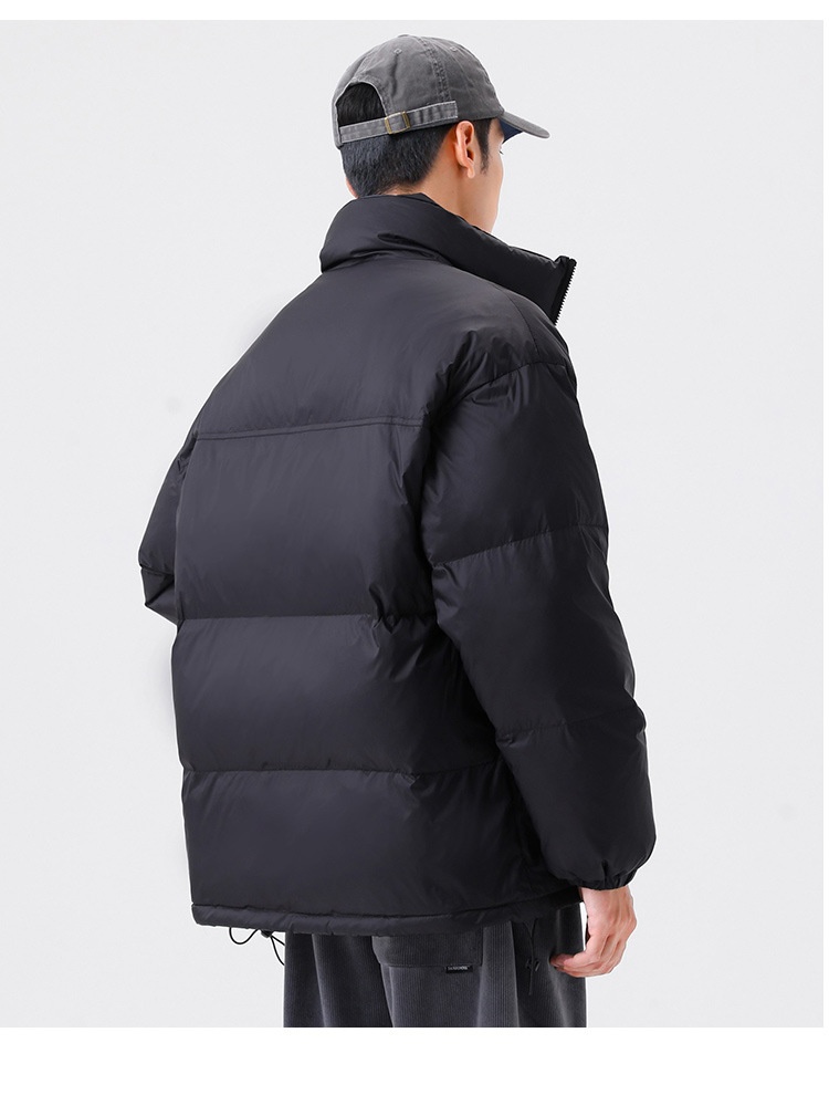 ActiveGo 2023 Winter Short Thickened Jacket Unisex White Duck Warm Top Casual Trendy Down Coat_voghion.com