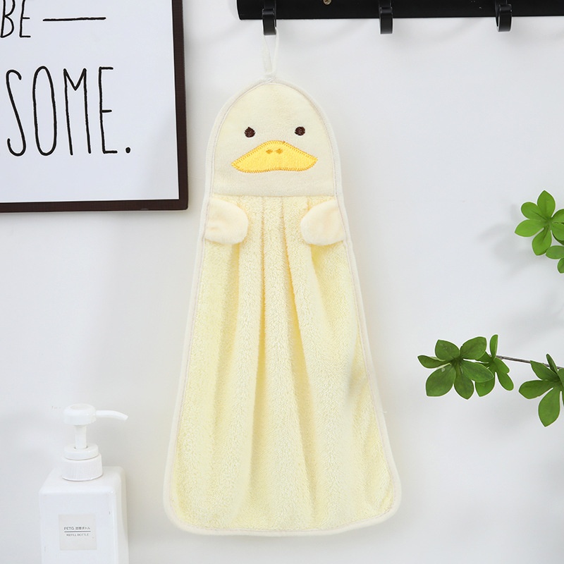 Lillian Trendy Hanging Cute Washing For Children Bathroom Hand Towel Kitchen Wiping Cloth_voghion.com