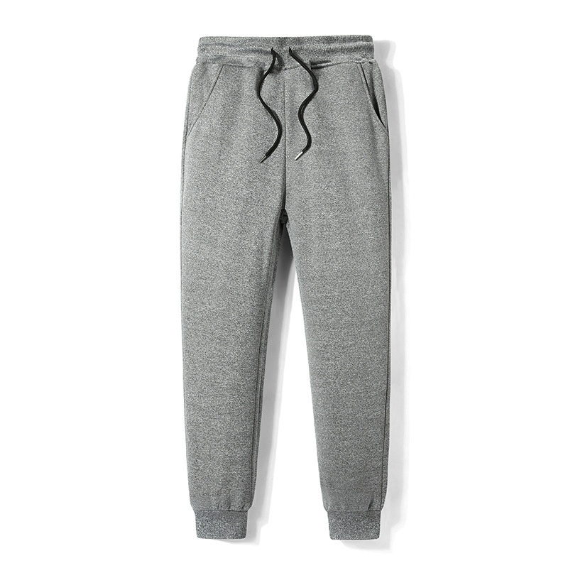 Wintersportbroek voor heren, casual warme lamswollen dikke fleece joggingbroek met boorden, herenbroek met rechte pijpen en lange broek,_voghion.com