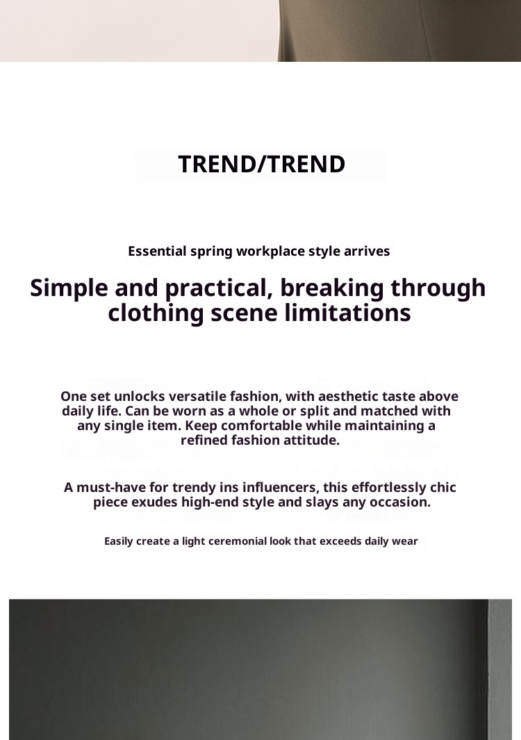 girl Girl [Shengdu] Autumn New Suit Set Elegant Slim Single-Breasted Professional Blazer Women's Skirt_voghion.com