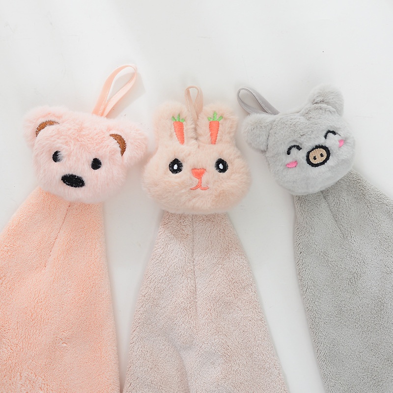 Pañuelos absorbentes portátiles Lillian Jie Liya para colgar en la mano, ideales para cocina, baño y como toallas pequeñas para niños._voghion.com