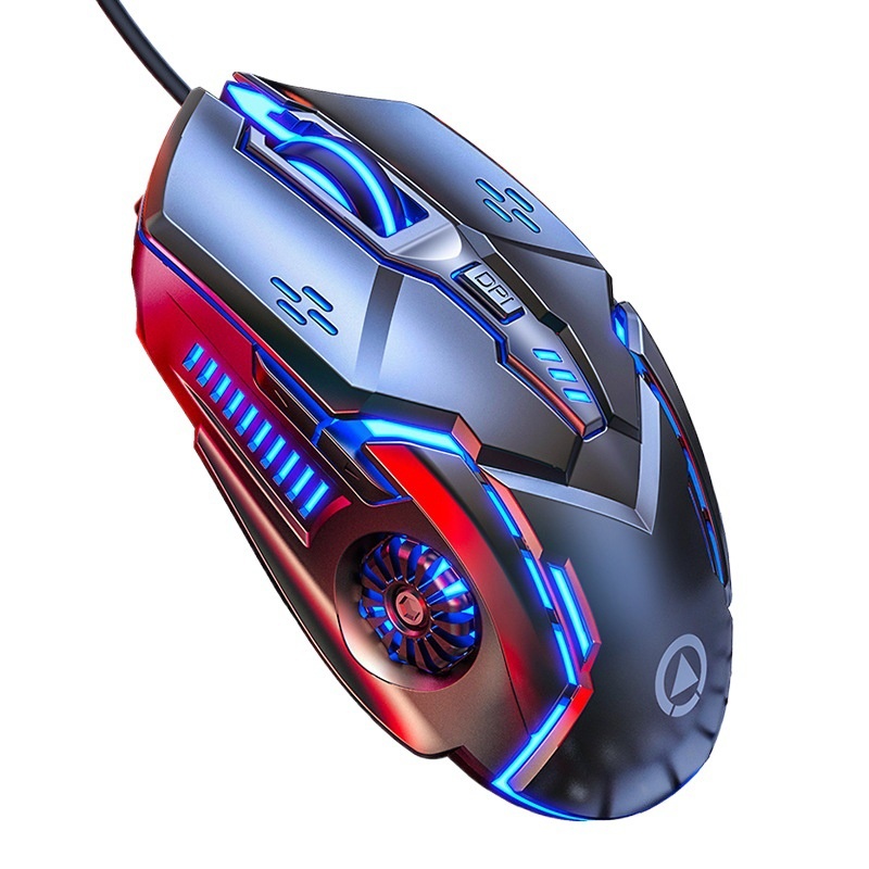 Techglobe G5 Wired Mouse Luminous Gaming E-sports Mechanical Silent Computer Accessories Cross-border Private Model_voghion.com