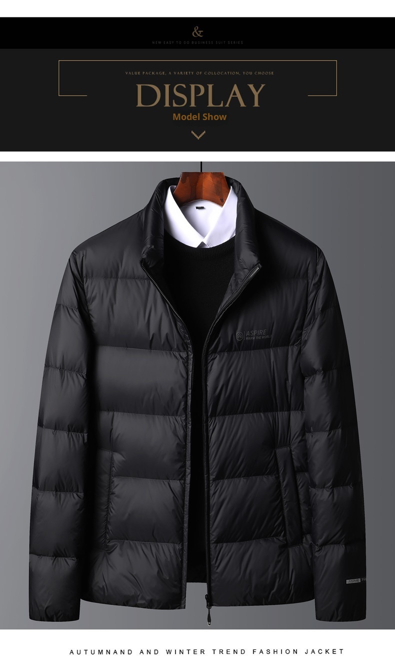 boy 2024 New Winter Men's Fashion Casual Versatile Thick Warm Cold-Proof Down Jacket Coat_voghion.com