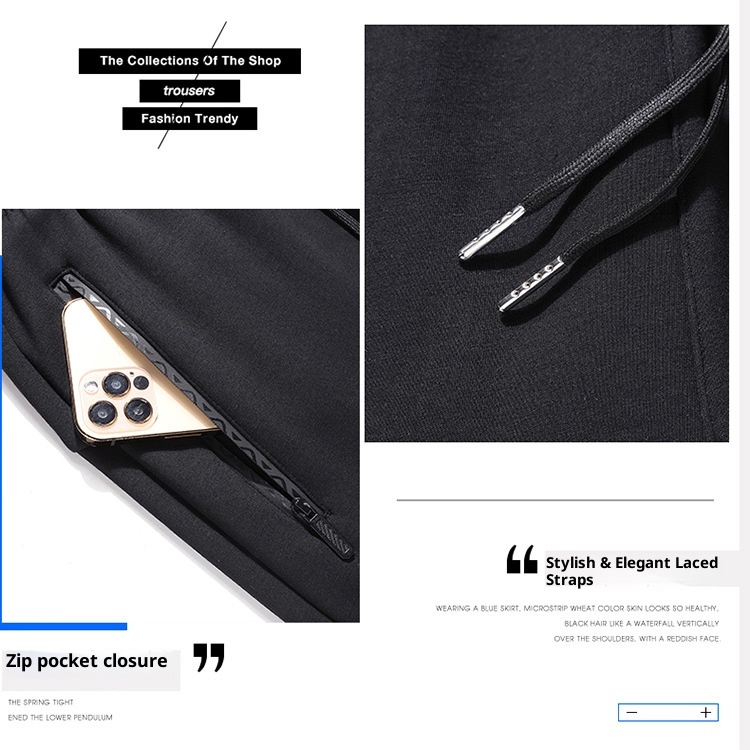 boy Men's Casual Autumn Winter New Cotton Fleece Plus Size Sweatpants Joggers Running Pants Trendy_voghion.com