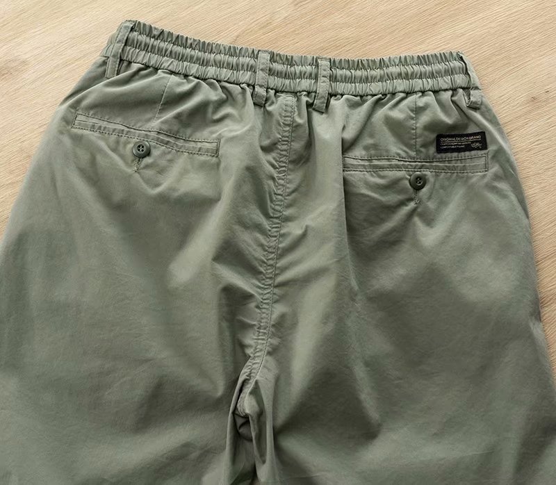 boy Autumn Korean Style Color Block Men's Jogger Slightly Elastic Waist Slim Fit Casual Sports Thin Long Pants_voghion.com