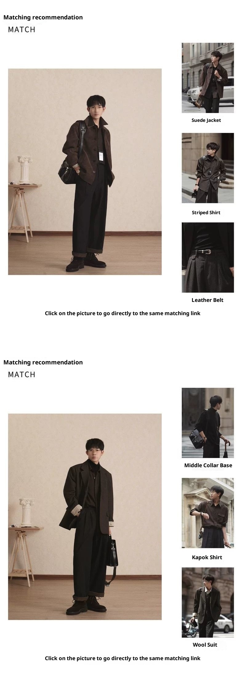 boy Boy Autumn Winter Vintage Jeans Straight Long Black Tea Color Simple Commuting Business Casual Pants Men's In Stock_voghion.com