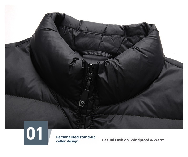 boy 2024 New Winter Men's Fashion Casual Versatile Thick Warm Cold-Proof Down Jacket Coat_voghion.com