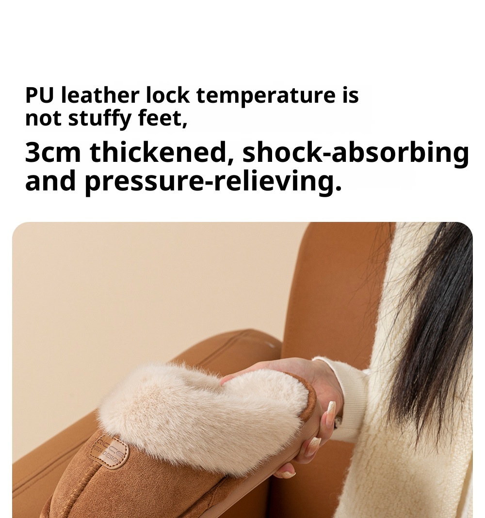 Zees Qingchen 2025 Winter New Fleece Floor Mop For Women, Plush Warm Indoor Thick Sole Non-Slip Cotton Slippers_voghion.com