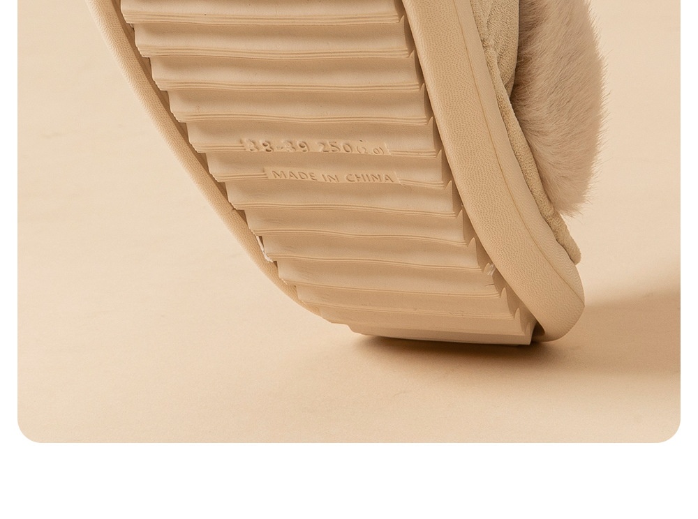 Zees Qingchen 2025 Winter New Fleece Floor Mop For Women, Plush Warm Indoor Thick Sole Non-Slip Cotton Slippers_voghion.com