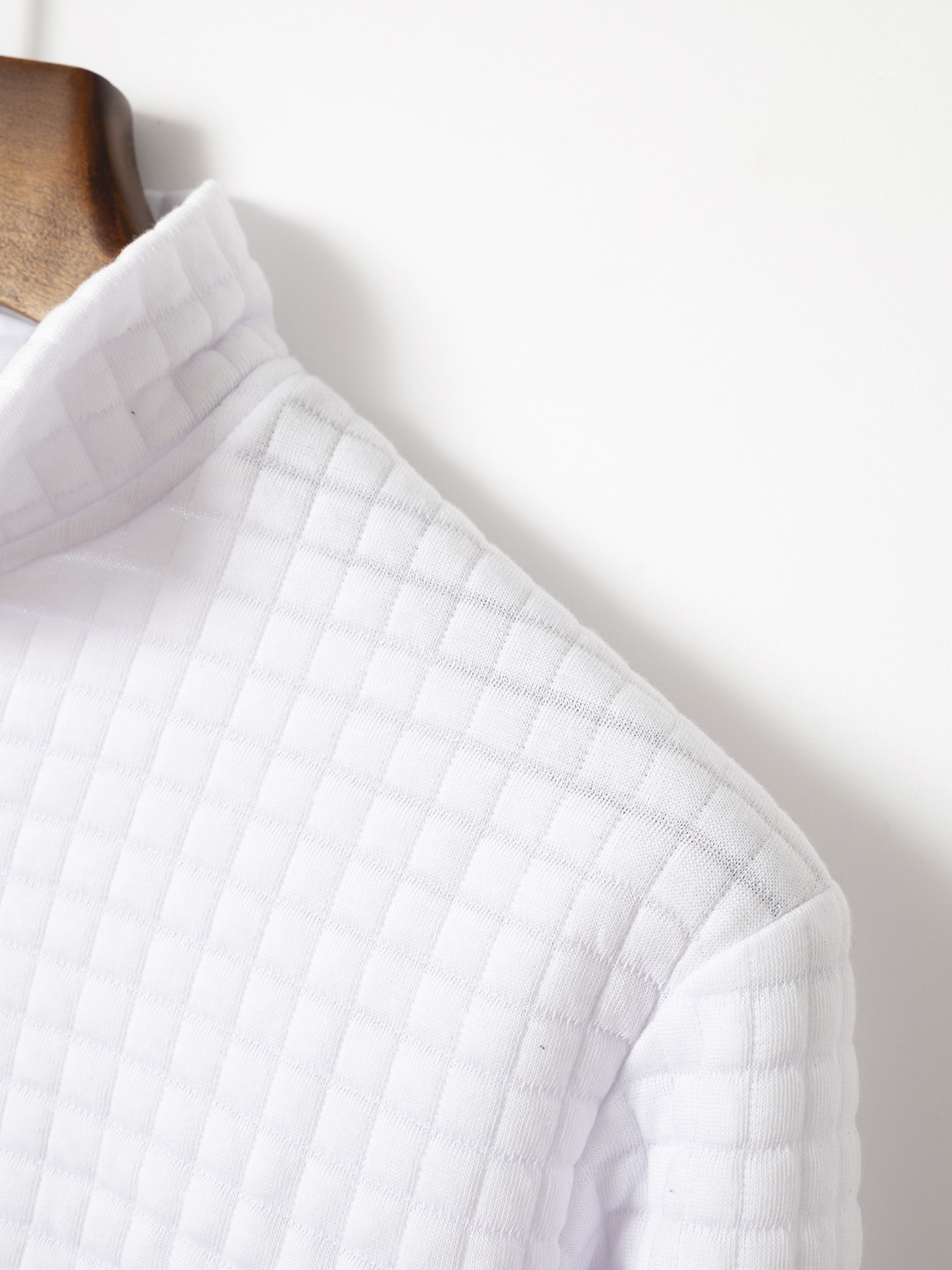 Polo de sport à carreaux pour homme, style cross-frontière, printemps et automne, avec fermeture éclair aux manches_voghion.com