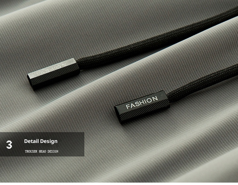 Pantaloni sportivi elastici da uomo, pantaloni estivi sottili in seta ghiacciata di grandi dimensioni, pantaloni lunghi dritti casual traspiranti ad asciugatura rapida per uomo_voghion.com