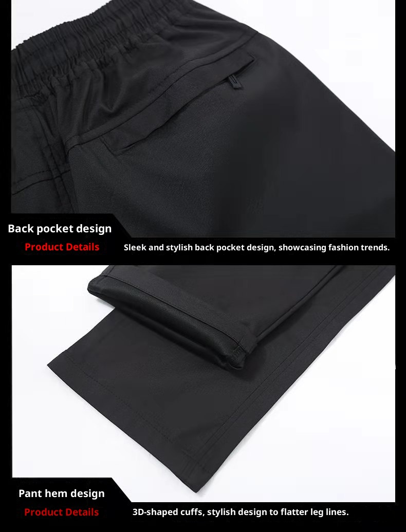 boy Windproof Autumn Winter Sports Loose Fleece Lined Thickened Outdoor Running Plus Size Men's Casual Pants_voghion.com