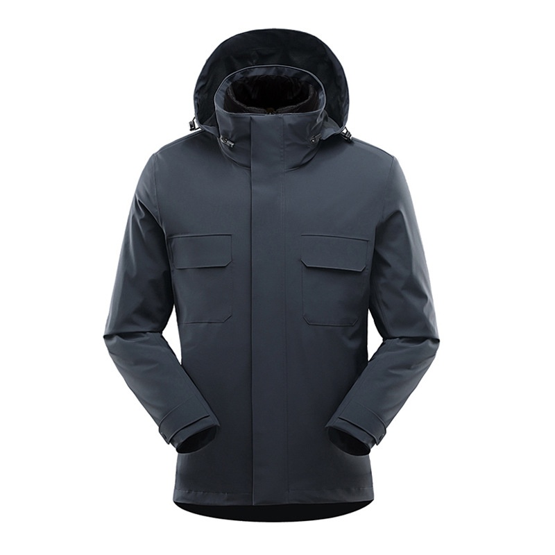 boy Boy 3-in-1 Detachable Warm Down Mountaineering Wholesale Windproof Waterproof Men's Ski Jacket Cold-Proof_voghion.com