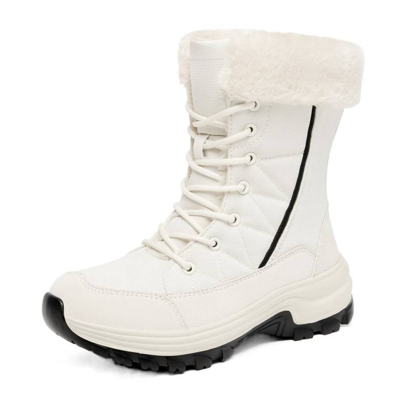 Zees Women's Boots With Fleece Lining, Thickened, Subzero Cold Resistant, Thick Sole, Waterproof, Non-Slip, Northeastern_voghion.com