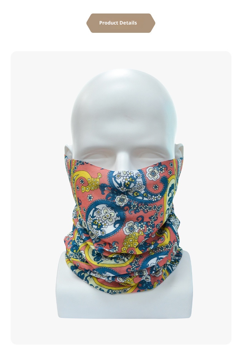 Masque de protection ActiveGo Skull Half Series Automne Hiver, foulard magique chaud et élastique pour le sport et le cyclisme_voghion.com