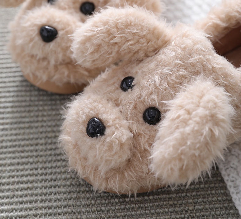 Zees 2021 Winter Flat Warm Thick Sole Closed Heel Non-Slip Maternity Shoes For Women Students Cute Cotton Slippers_voghion.com