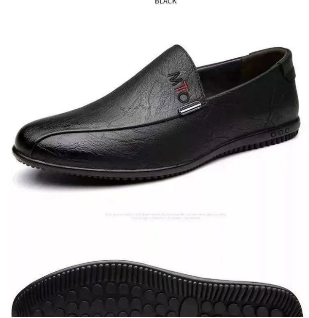 Voyage Voyage 2025 New Factory Direct Men's Loafers Breathable Casual Shoes Comfortable Leather Soft Sole Non-Slip Men_voghion.com