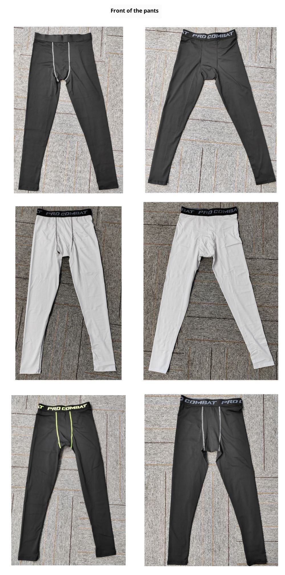 boy Men's Sports Compression Summer Basketball Fitness Running Training Quick-Dry Breathable Track Elastic Base Layer Long_voghion.com