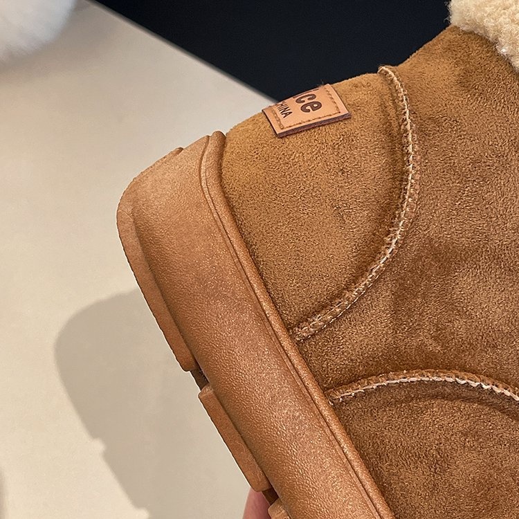 Zees Youshilai Expert Recommended Snow Boots For Women Winter Sled Comfortable Fleece Warm Northeast Cotton Shoes_voghion.com