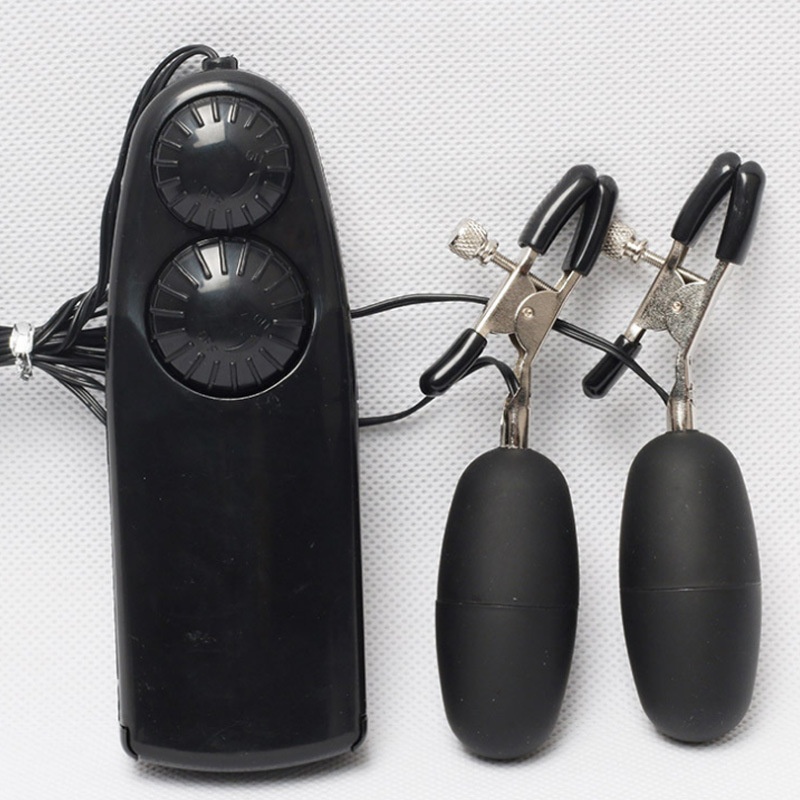 Pinces à œufs vibrantes sexy, produits pour adultes, masturbateur pour orgasme féminin, vibromasseur électrique pour stimulation des mamelons, double fonction_voghion.com