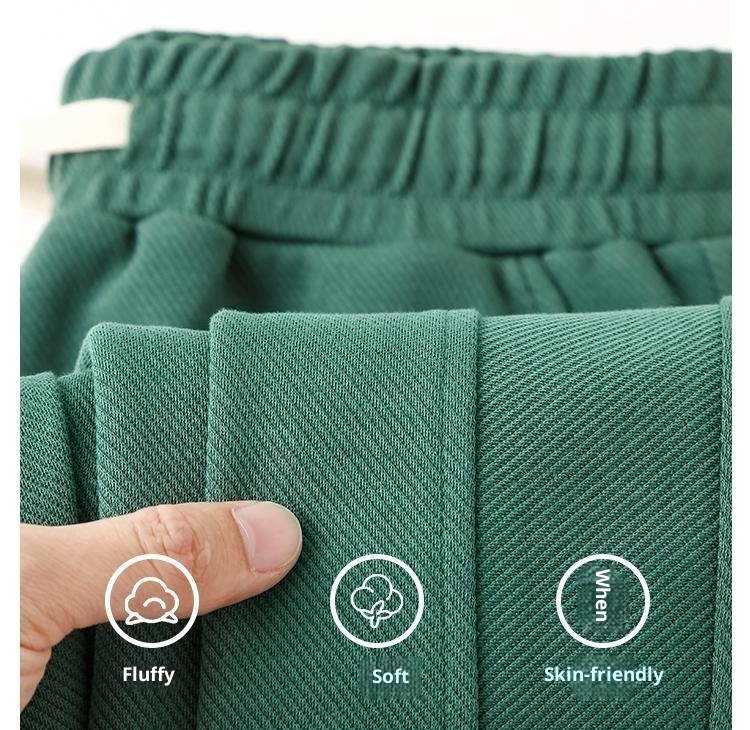 Pantalones casuales de marca 300 para hombre, de estilo retro, con forro polar, talla grande, holgados, para correr en otoño e invierno._voghion.com