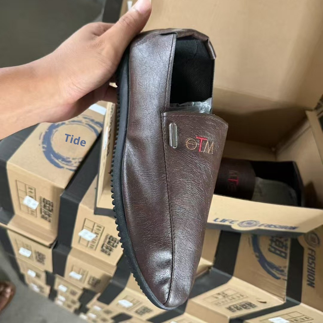 Voyage Voyage 2025 New Factory Direct Men's Loafers Breathable Casual Shoes Comfortable Leather Soft Sole Non-Slip Men_voghion.com